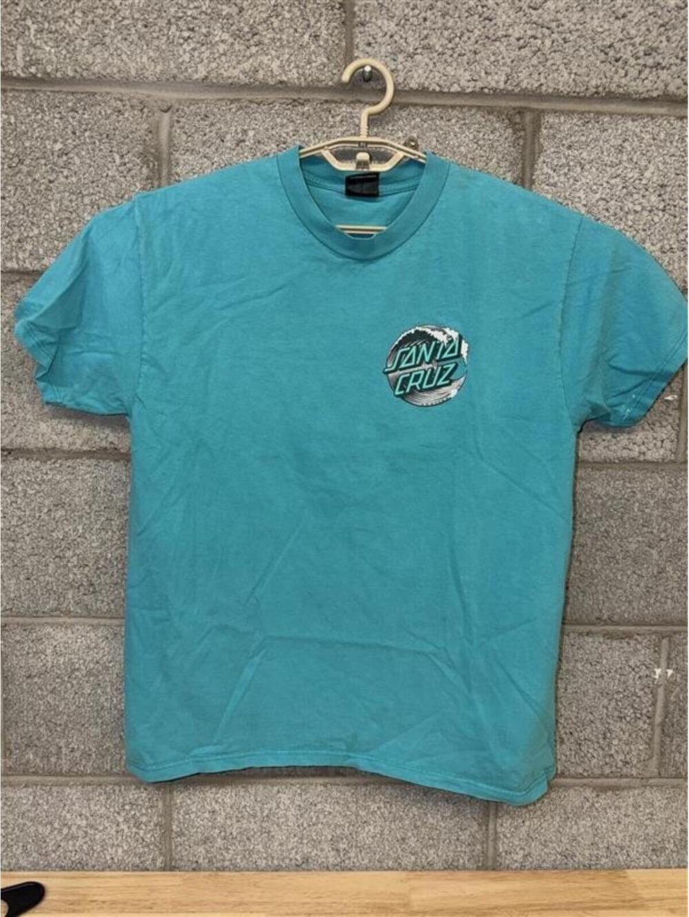 Santa Cruz Wave Dot Size L 2010s Blue Skate Surf Streetwear